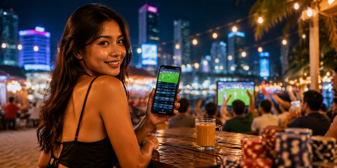 Pengguna gsc88 mengakses aplikasi kasino dalam talian di Kuala Lumpur melalui telefon pintar